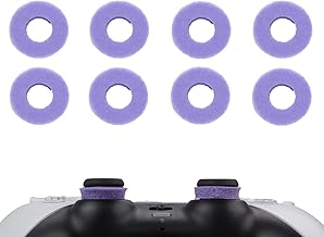 8PCS Aim Assist Rings，for PlayStation 5 Accessories, Gaming Accessories for PS4,for PS5, for PS Portal, for Xbox One,for Xbox Elite(Purple)