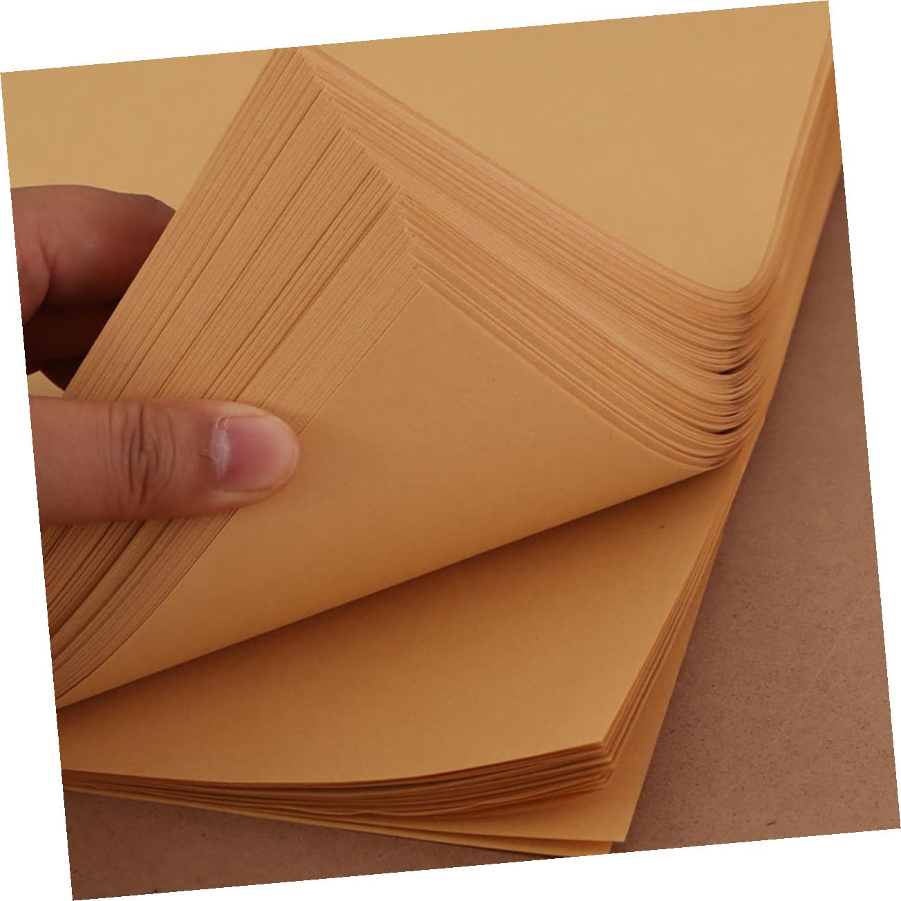 COLLBATH 300 hojas Papel Alimentario Antigrasa para Envolver Sándwiches y Hamburguesas Papel de Comida Kraft sin Cera para Uso Alimentario para Empanados y Cestas de Alimentos