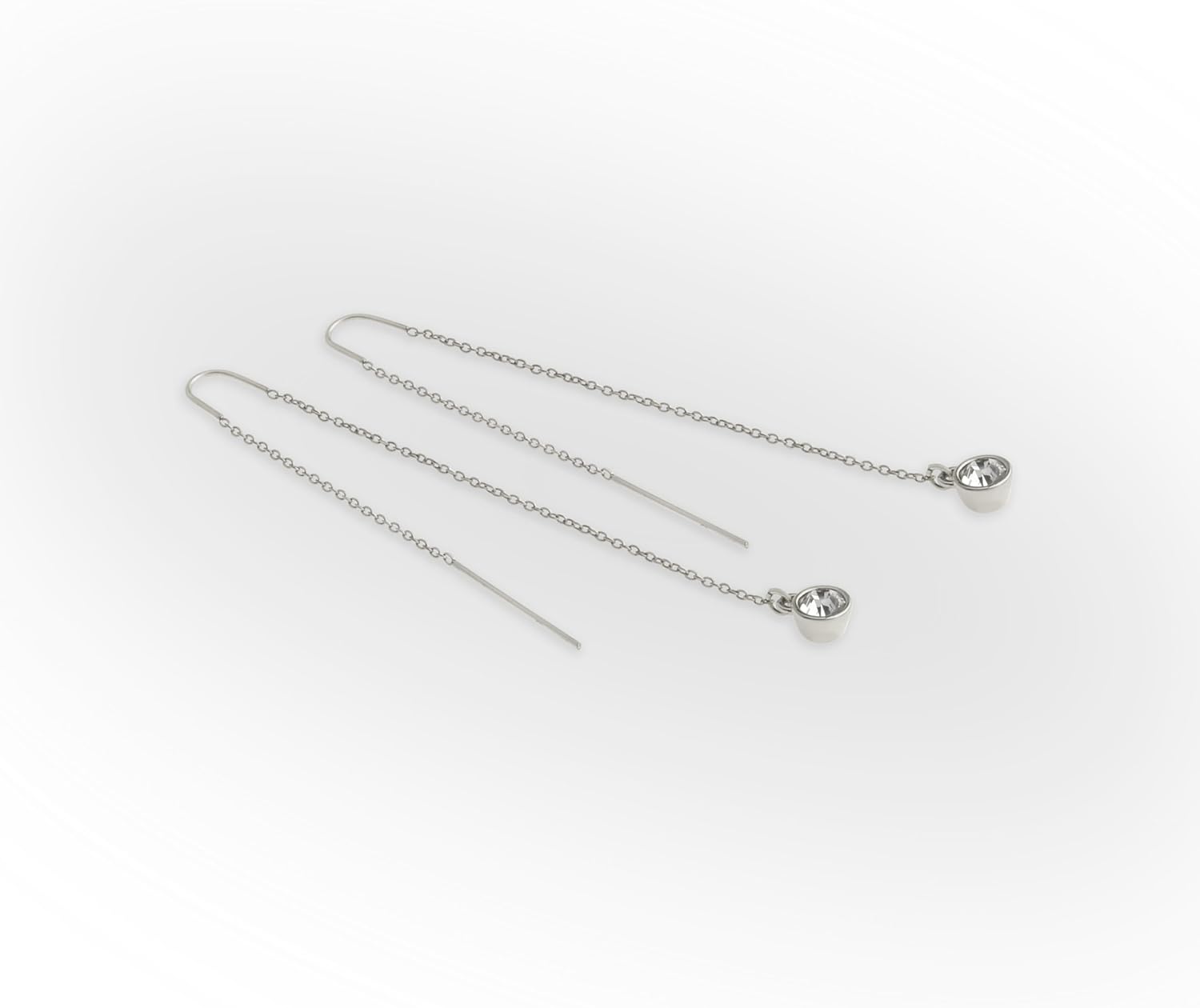 AllSaints Women's Stone Threader Earrings