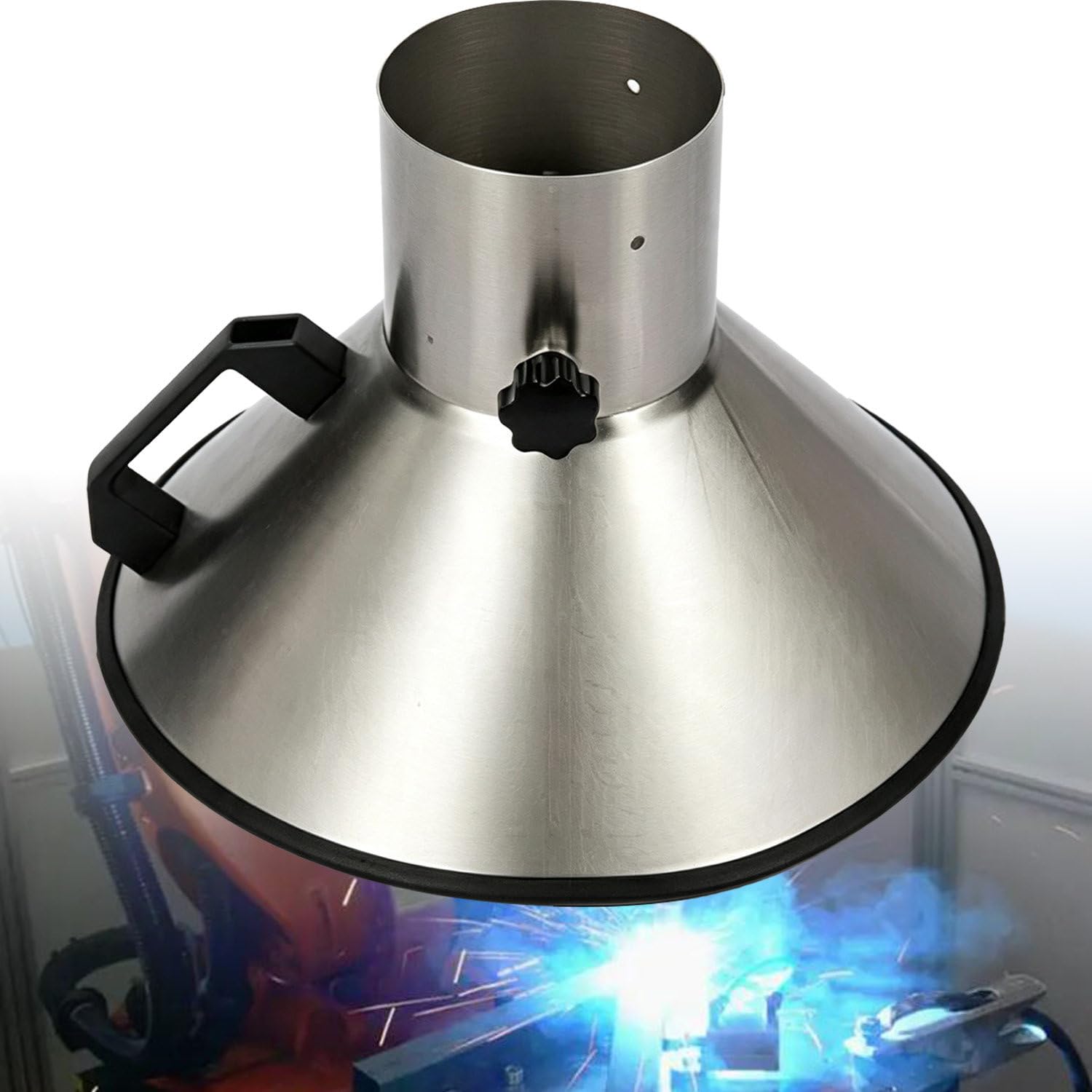 Cappa aspirante per Saldatura in Acciaio Inox 304 Inlet104mm(4in)/Bottom300mm(11.8in)