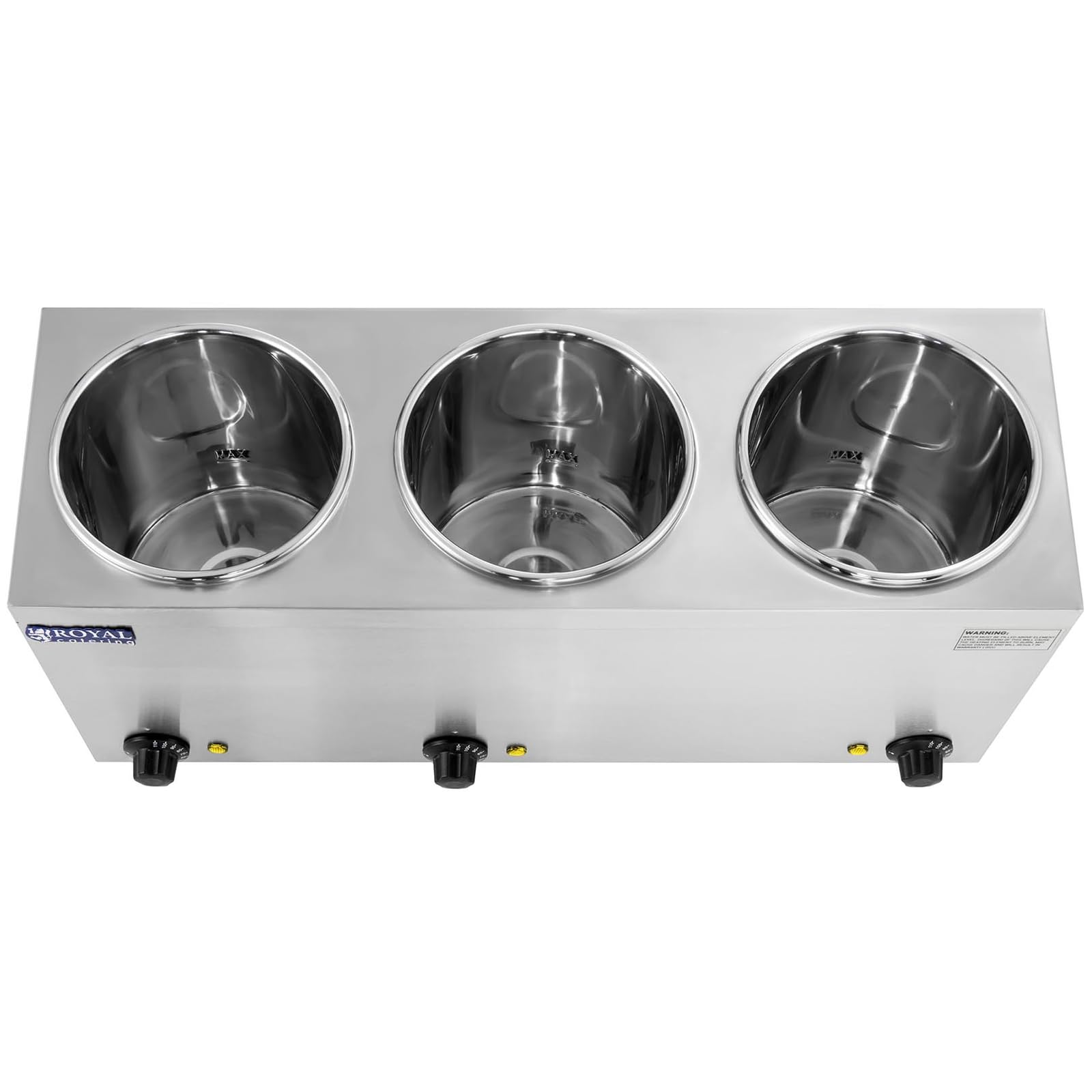 Royal Catering - RCBM-3/4R - Stazione elettrica per zuppe - 8,25 L