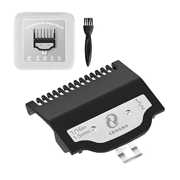 CR8GR8 Clipper Guards Set, Compatible with Wahl Hair Clippers, Guard Number #1/2 Length 1/16"