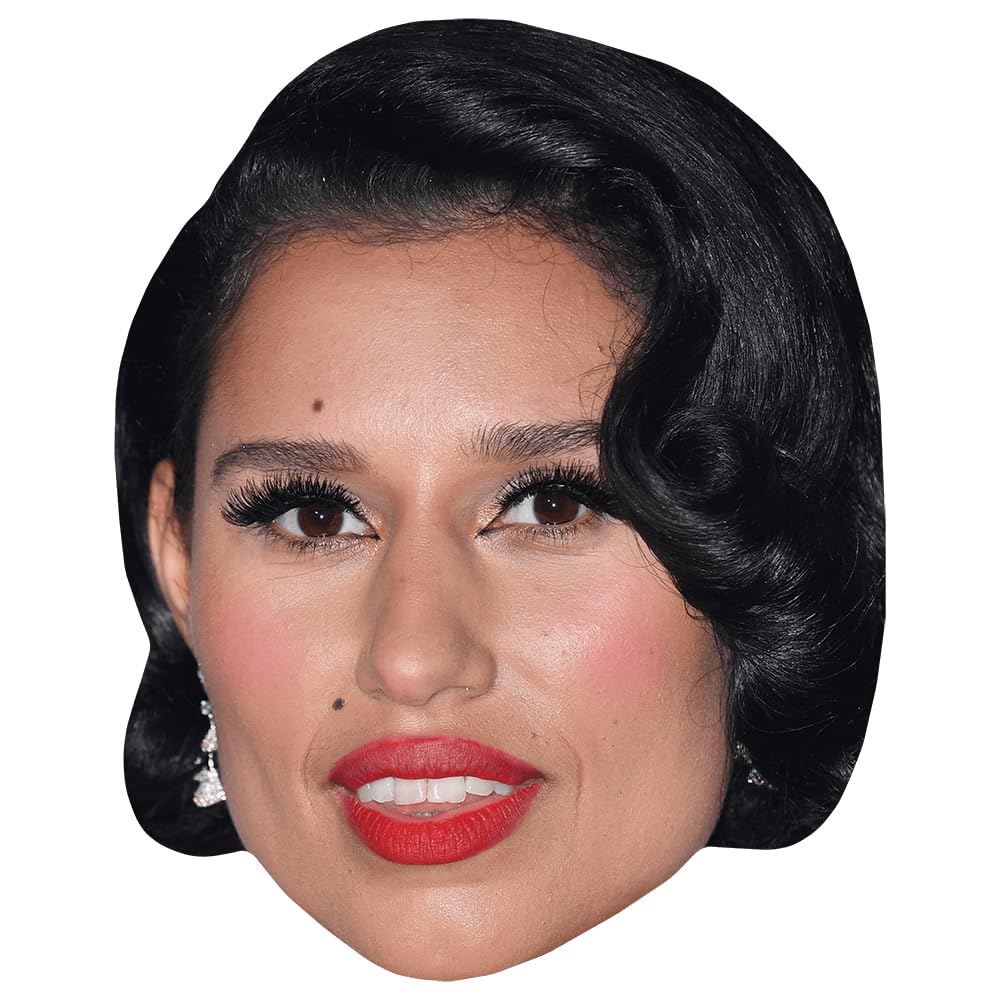 Celebrity Cutouts Lifelike Rachel Agatha Keen (Lipstick) Celebrity Mask, Flat Card Face, Fancy Dress Mask