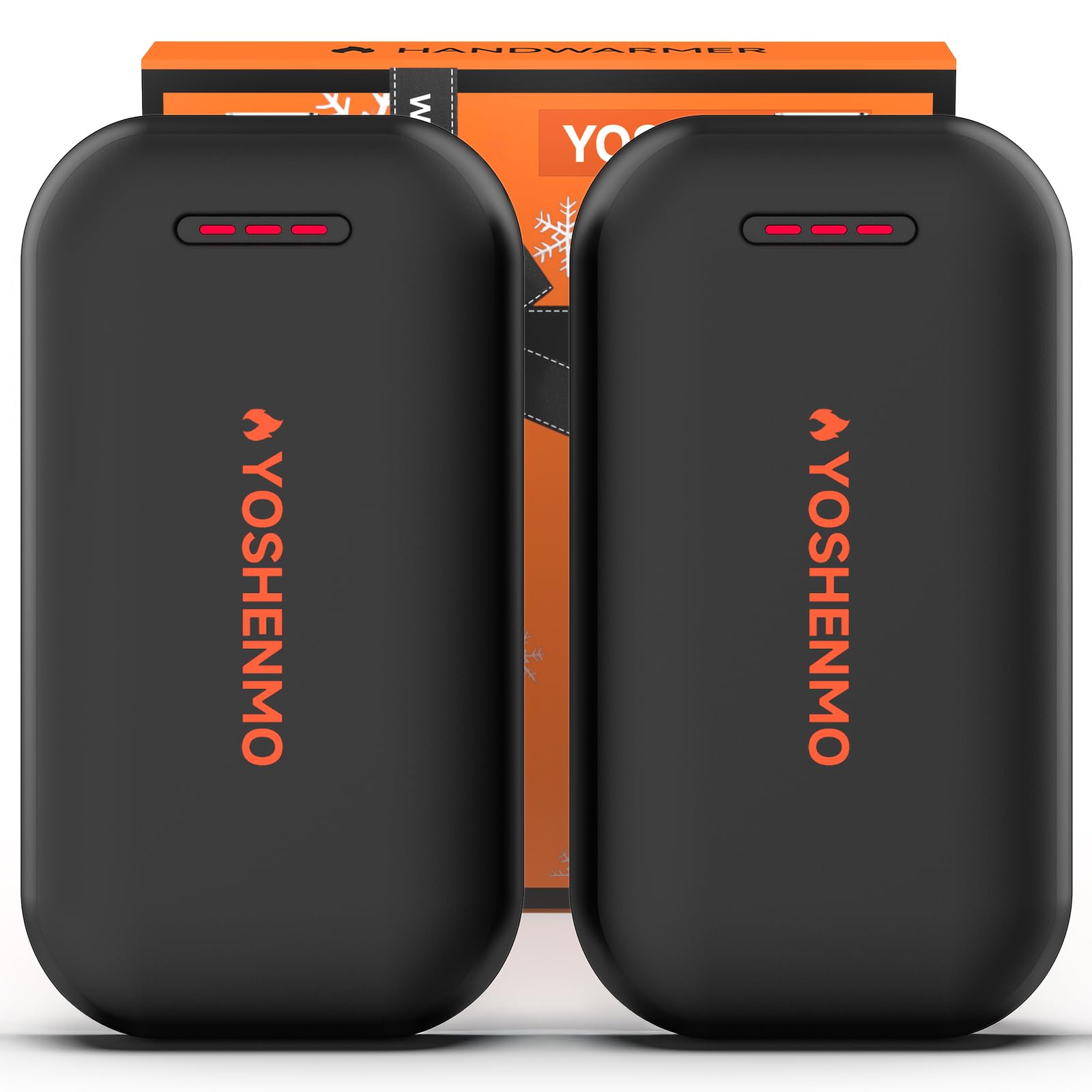 Hand Warmers Rechargeable, Electric Hand Warmer Reusable, AI Smart Chips 20Hrs Long Safe Heat,Gifts for Christmas Outdoor/Indoor/Golf/Camping/Hunting/Pain Relief (2 Packs)