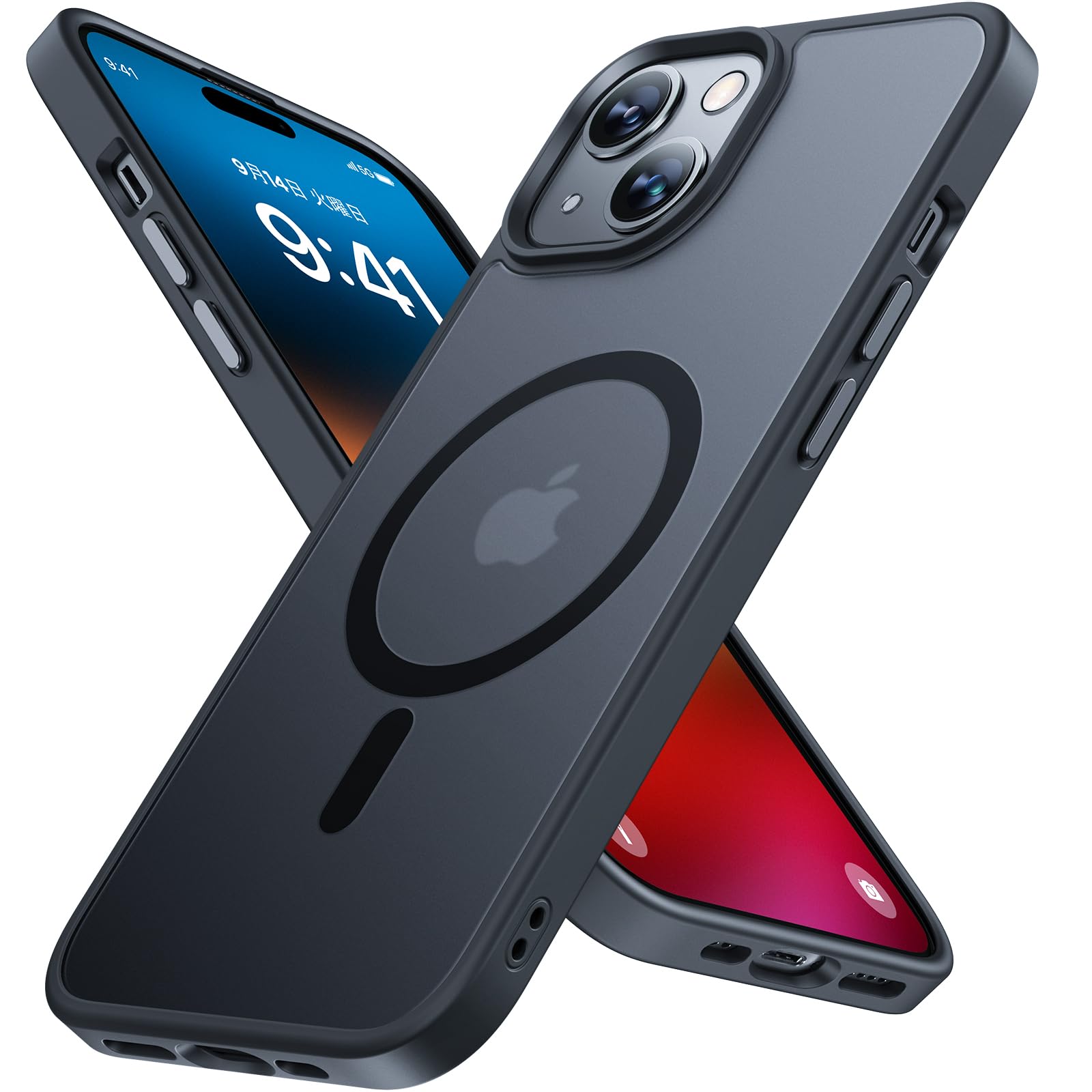Miracase iphone 15 ケース【Magsafe対応・MIL米軍規格…
