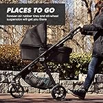 Baby Jogger City Mini GT2 All-Terrain Stroller, Black, Complete with Adjustable Handlebar, Hand-Operated Parking Brake, and car seat Adapter - Image 3