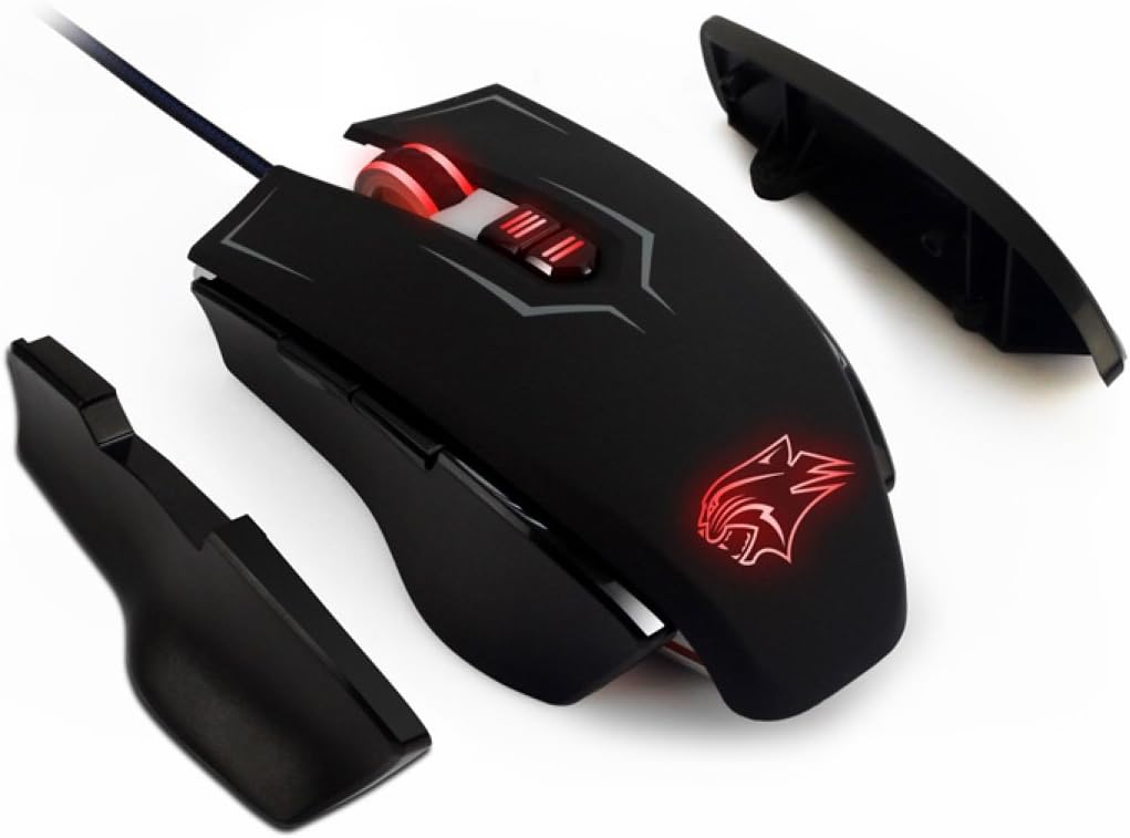 Gaming Mouse Wired Optical 7 Buttons Programmable Mouse with Breathing