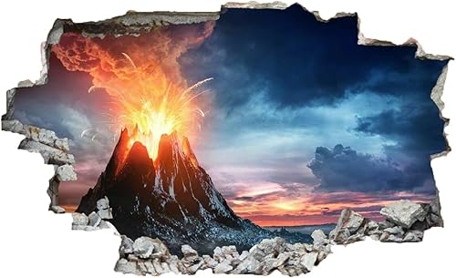 Miniatura 18 de Decoración de pared 3D de paisaje 3D, calcomanía de pared extraíble para habitación, palmeras, calcomanías de pared para niñas, niños, guardería,