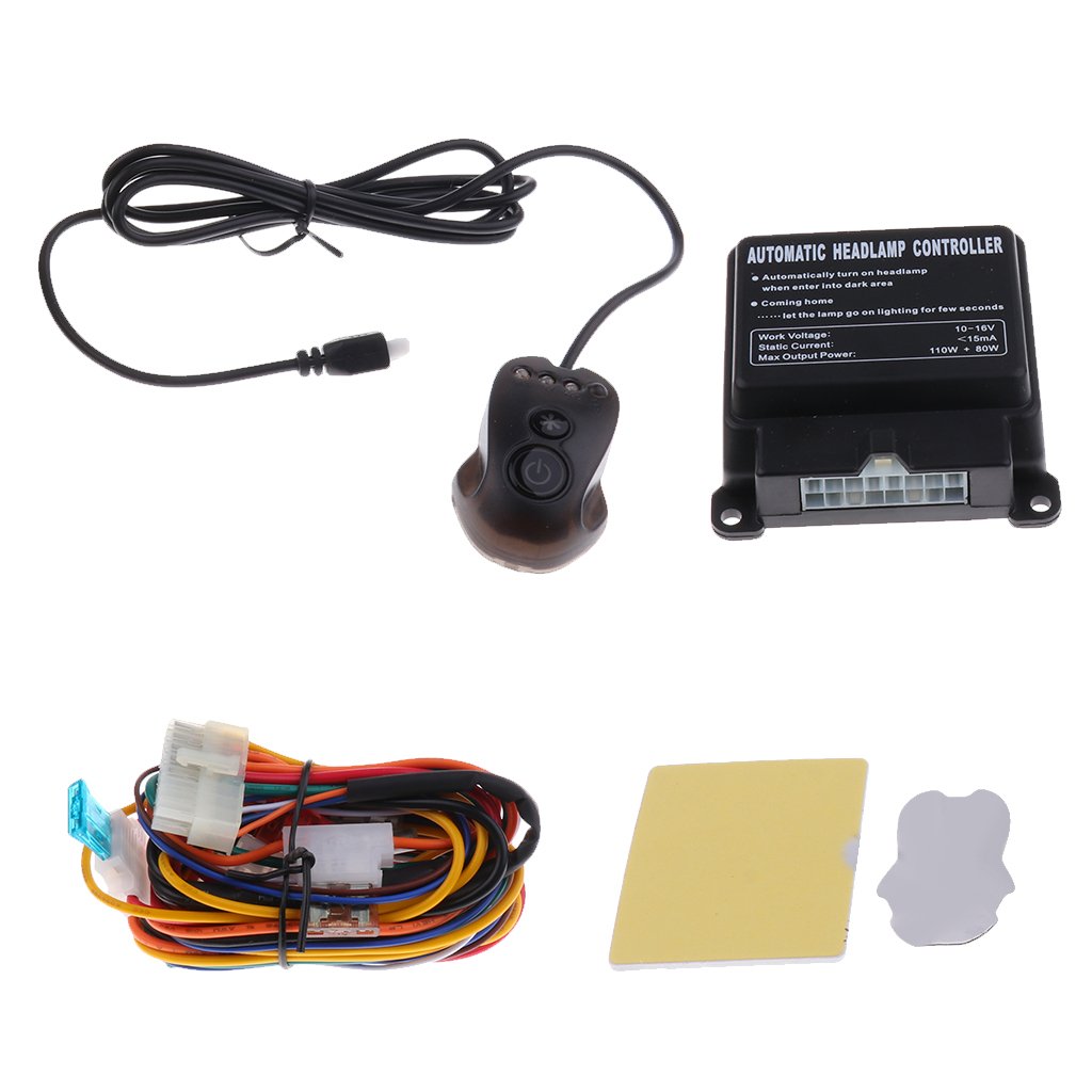Car Automatic Headlight Headlamp Light Sensor Smart Control Kit ON/OFF