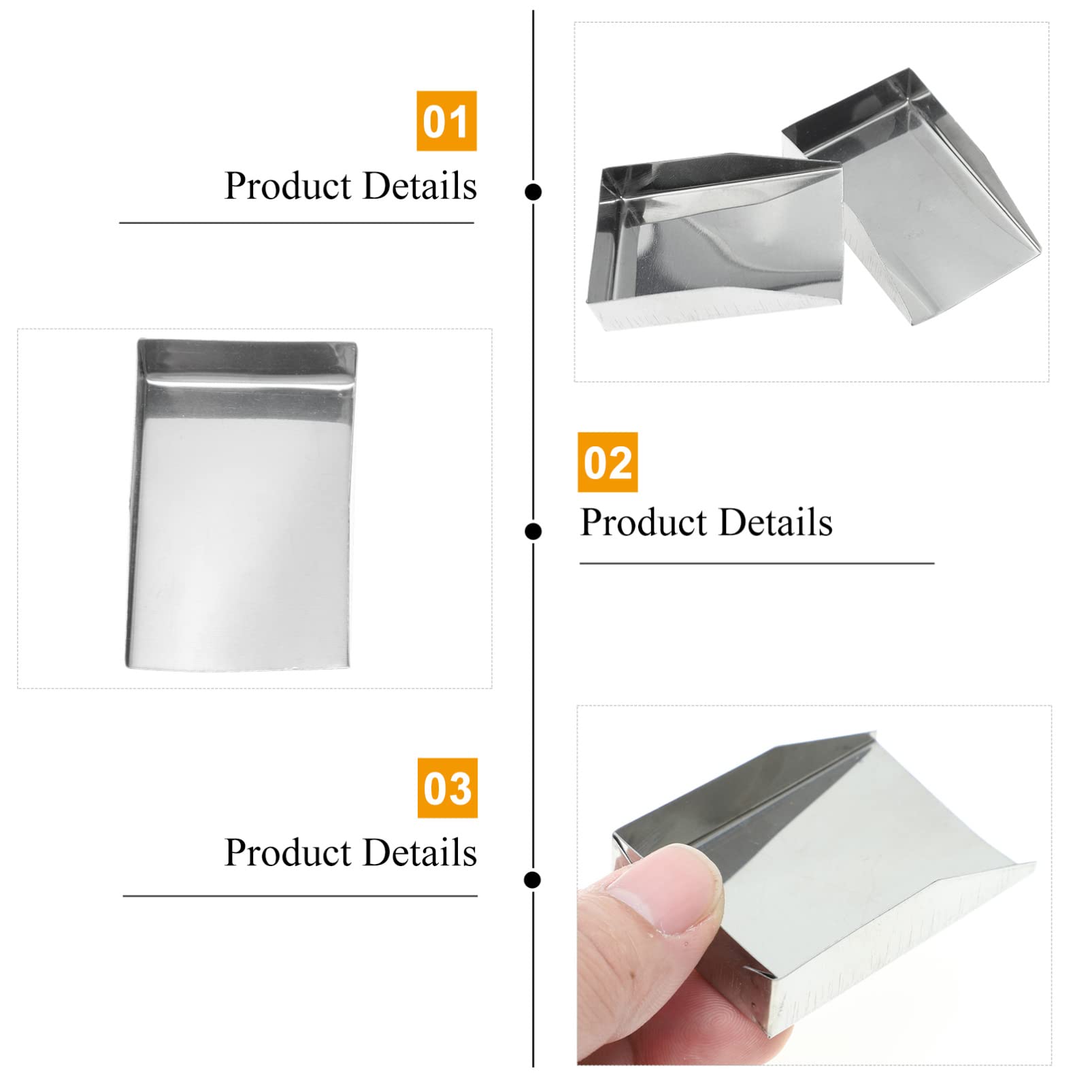 3 Mini Pale Per Pietre Preziose - Acciaio Inox, Con E Senza Manico, Per Gioielli E Gemme - Foto 11