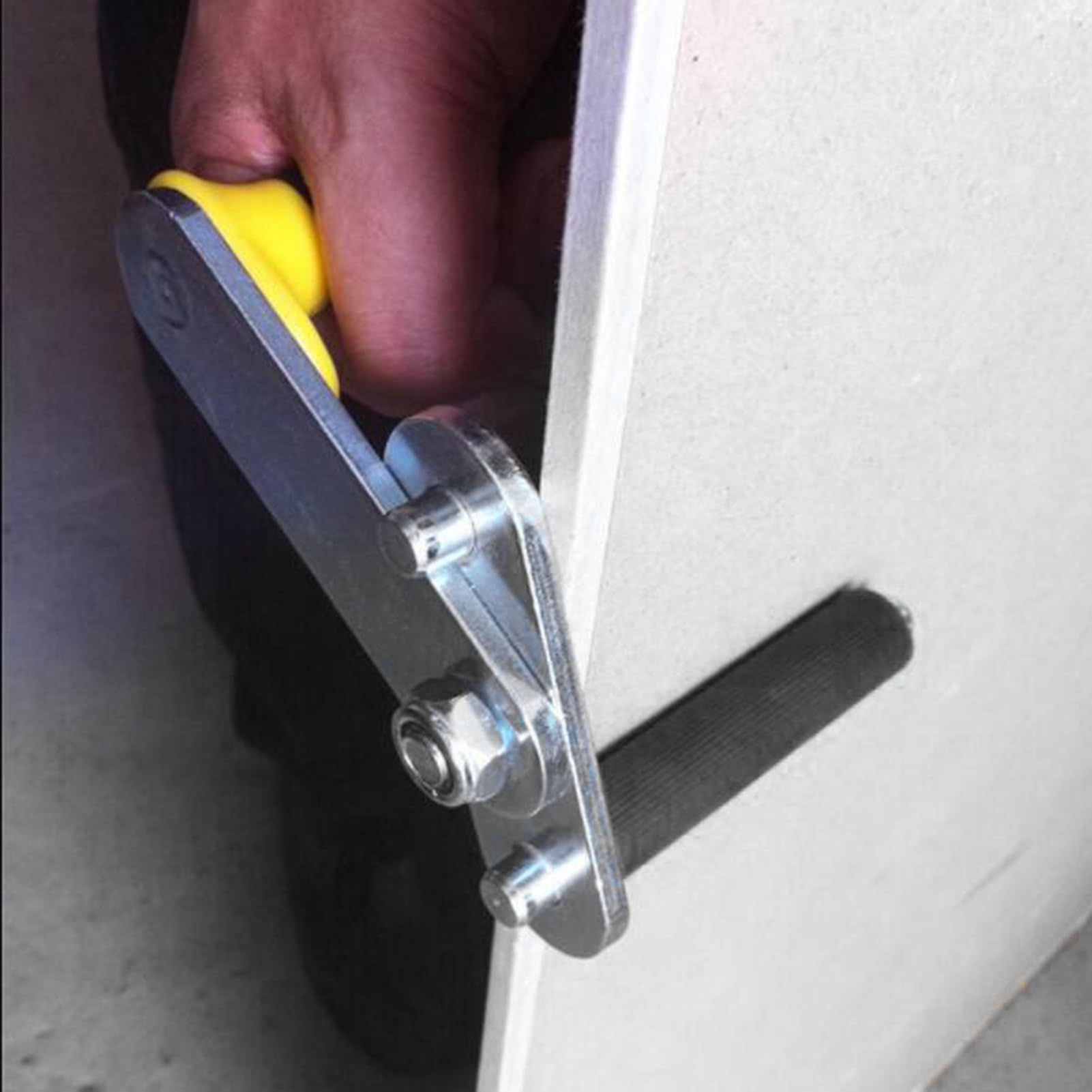 2 Pieces Drywall Panel Carrying Tool Plywood Lifting Tool Gripper Handle Lifting Carrier Panel Carrier Drywall Adjustable Portable Metal Gypsum Board Lifter Puller Panel