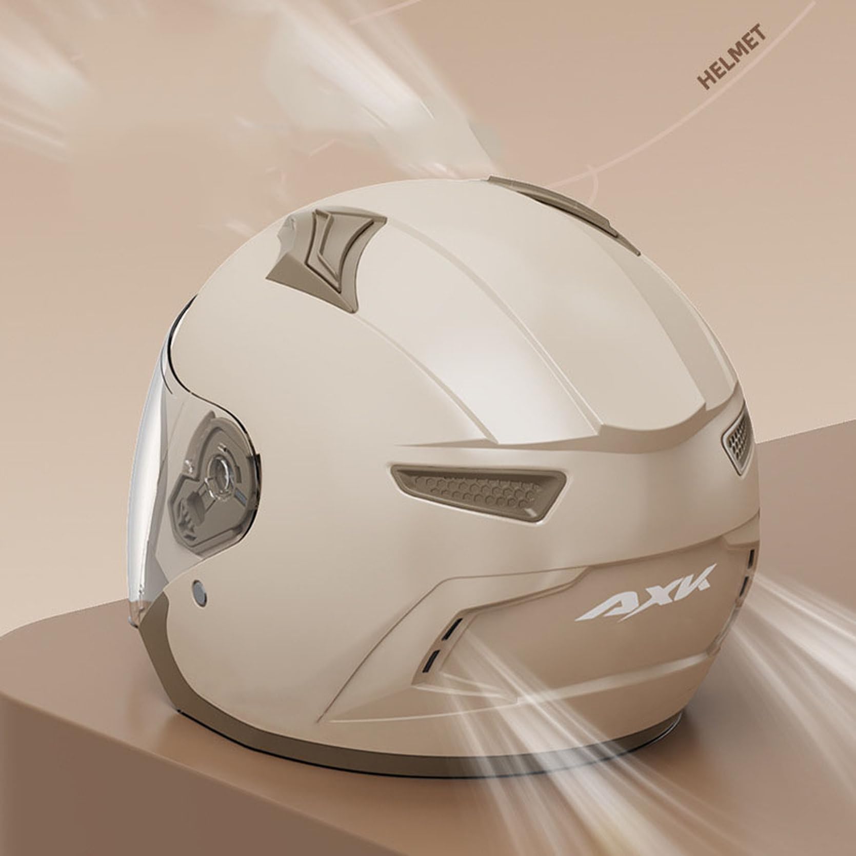 Amazon.co.jp: バイクヘルメット ダブルシールド ジェット