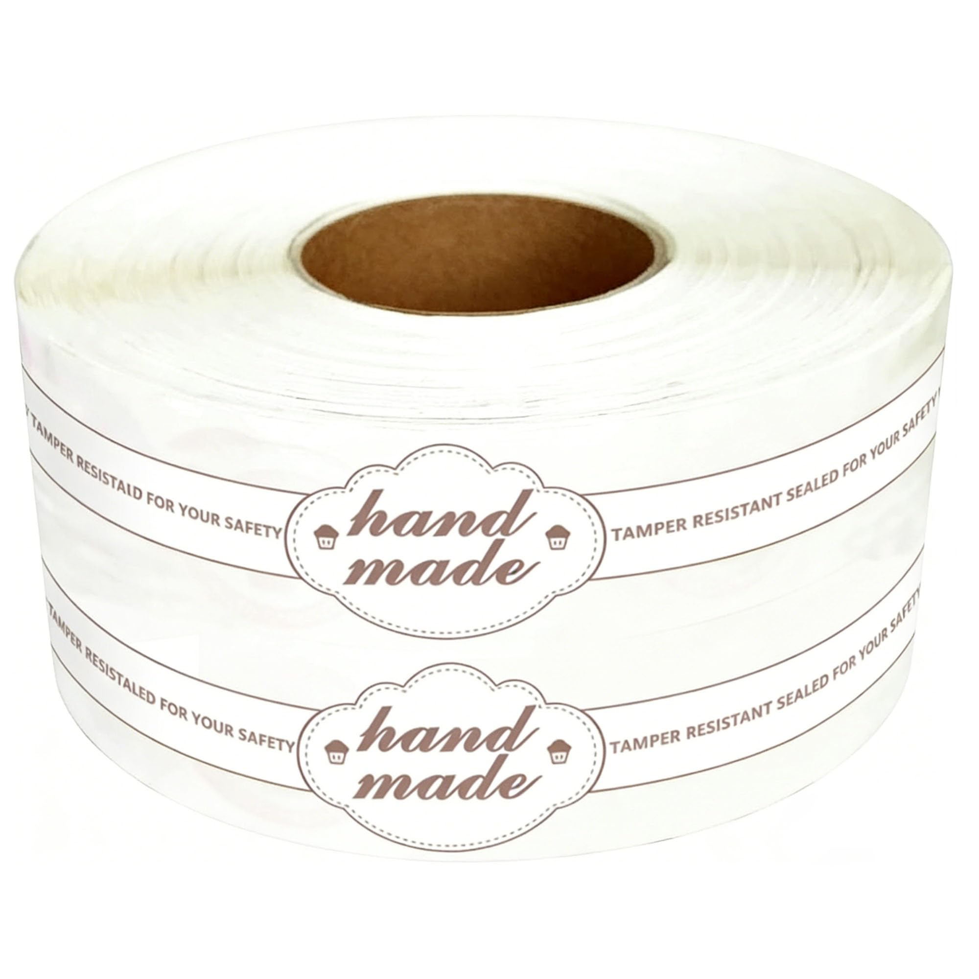 500 Pcs Safe Secure Tamper Evident Labels 9x1 Inch Food Retail Package Seal Labels Tamper Resistant Baking Gift Box Stickers for Handmade Baking Craft