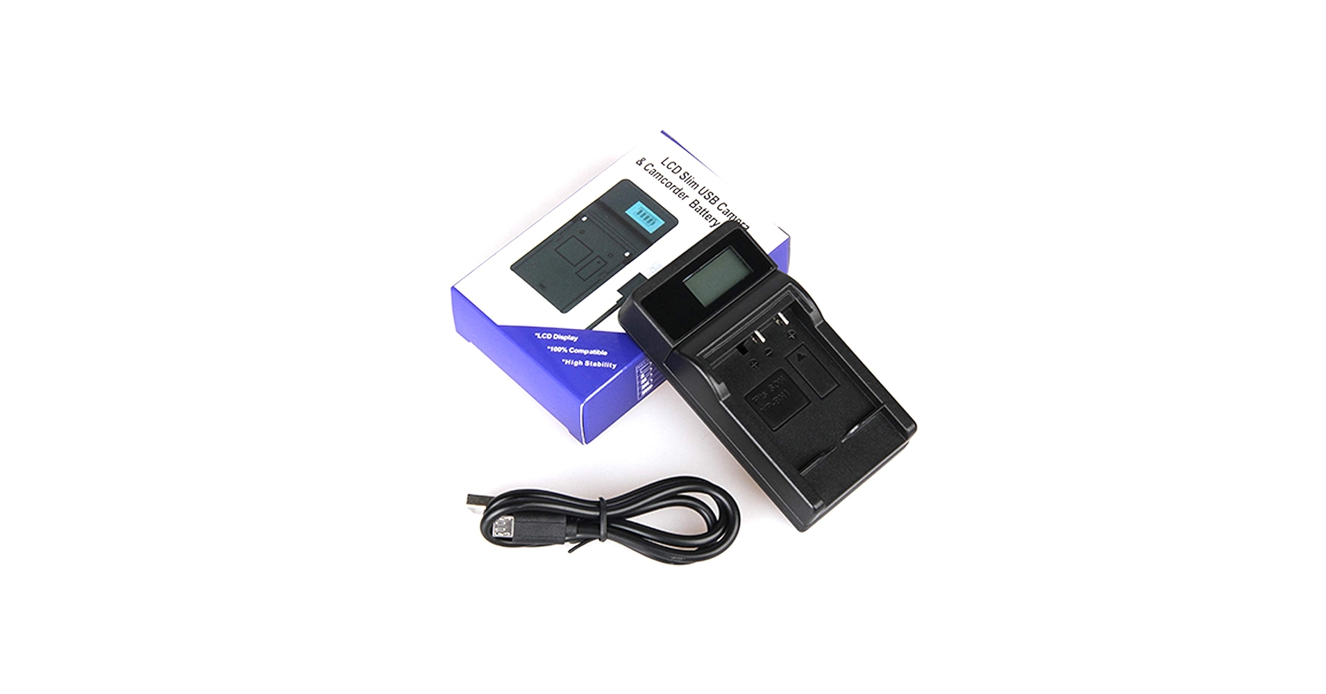 Amazon.com : LCD USB Travel Battery Charger for Canon