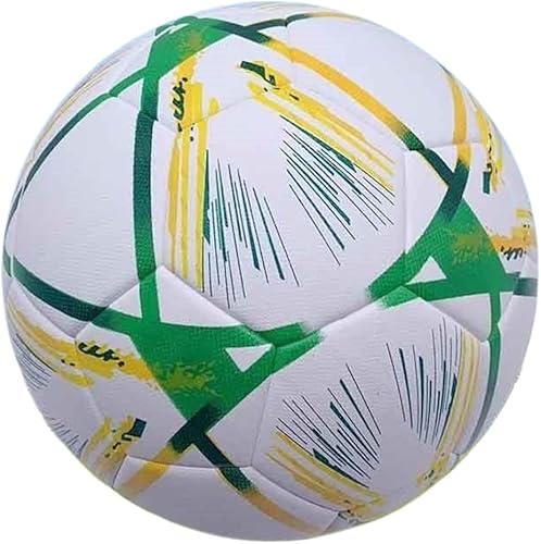 Miniatura 13 de Balón de fútbol de la liga Dorhob tamaño 5 y tamaño 4, balón de partido enlazado térmicamente con costuras sin costuras - Cuero PU profesional de