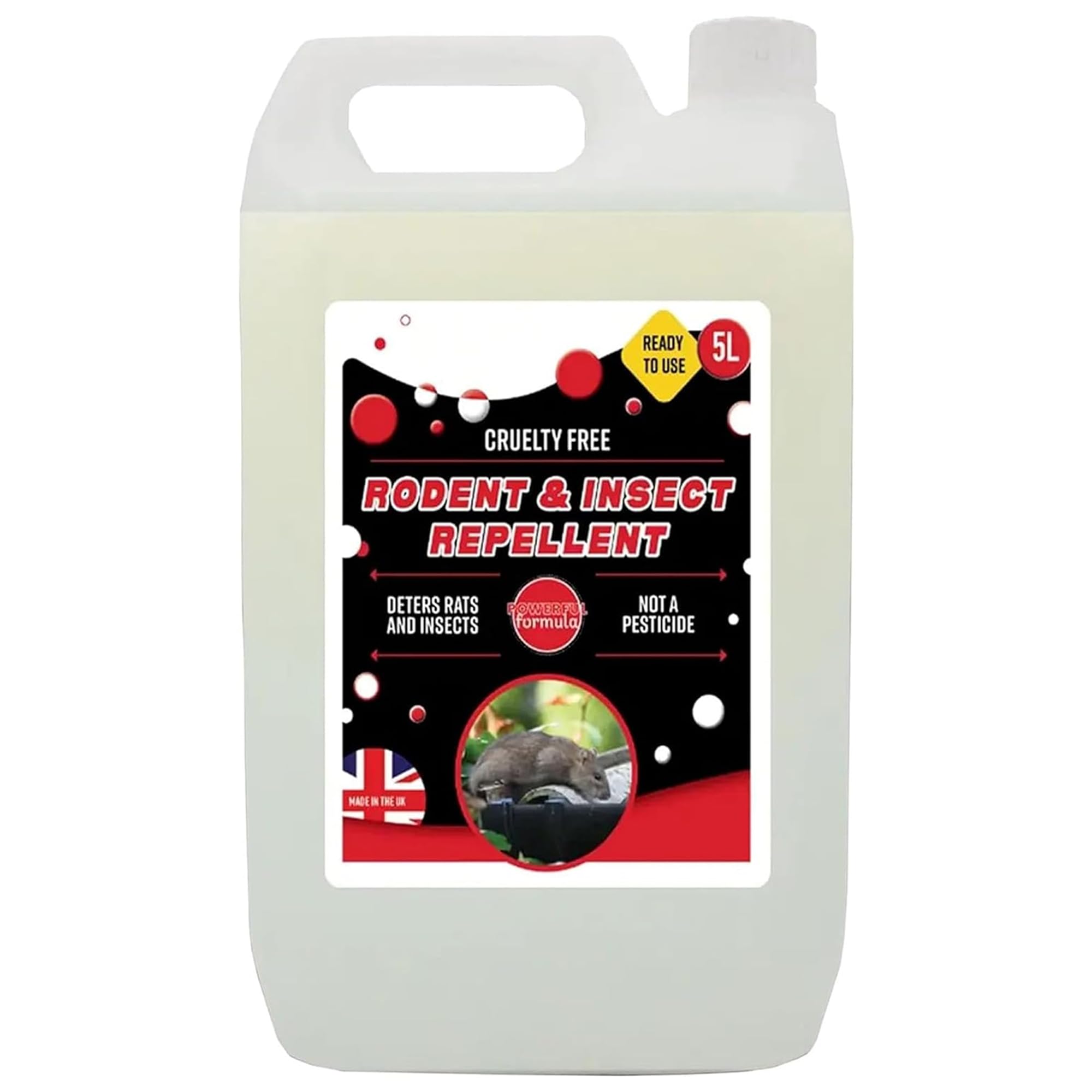 Cruelty Free 5 Litre Ready to Use Rodent & Insect Repellent