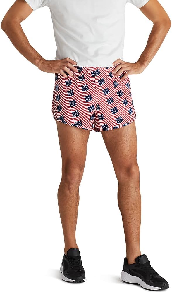 Soffe Mens Mens Printed Running Shorts, 2.25" Inseam, Silkie Ranger Panty - Image 5