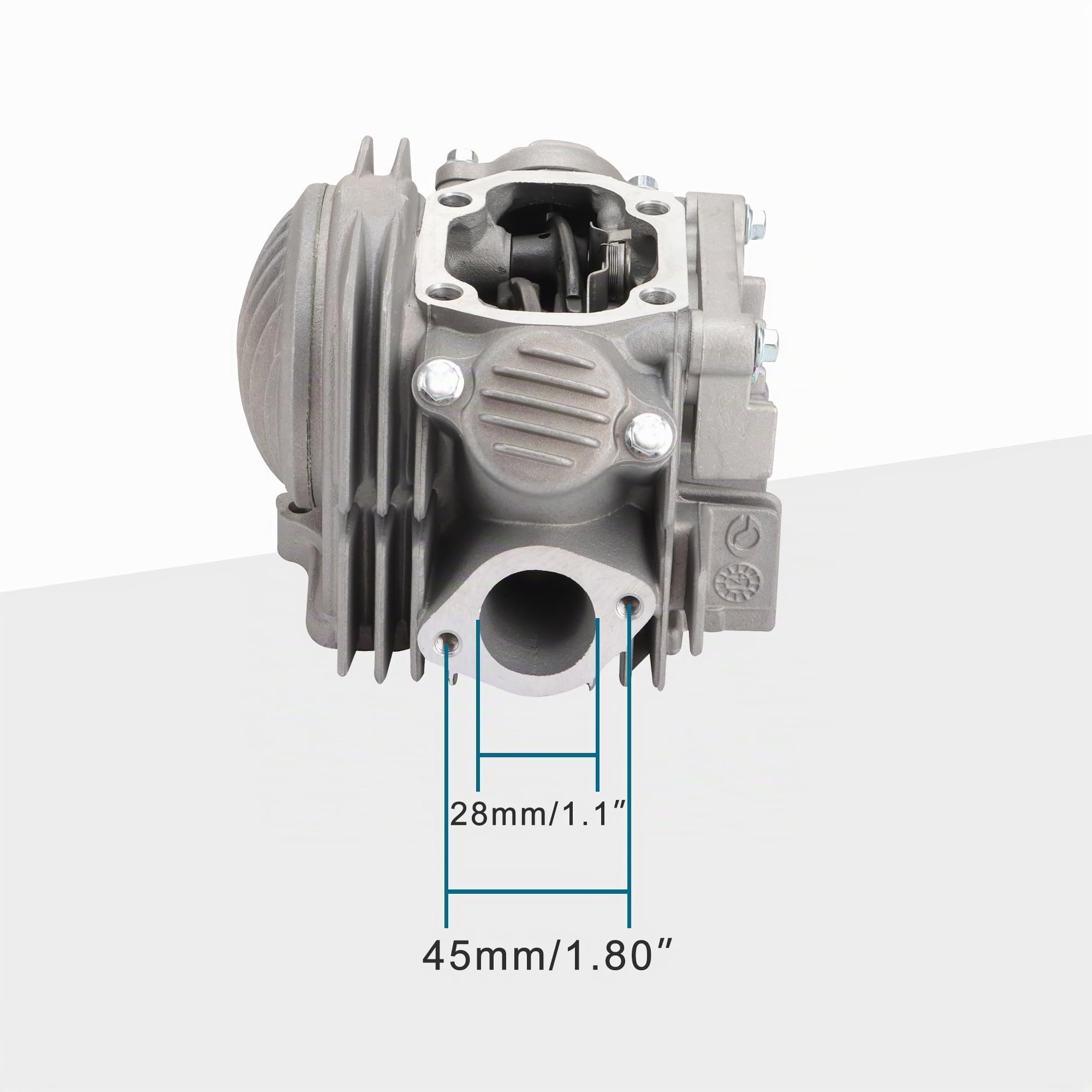 GOOFIT Assemblée de tête de cylindre d'alésage 56mm Remplacement pour YX 140cc YX150cc 1P56YMJ 1P56FMJ 1P56FMJ-5 Engine Dirt Pit Bike ATV
