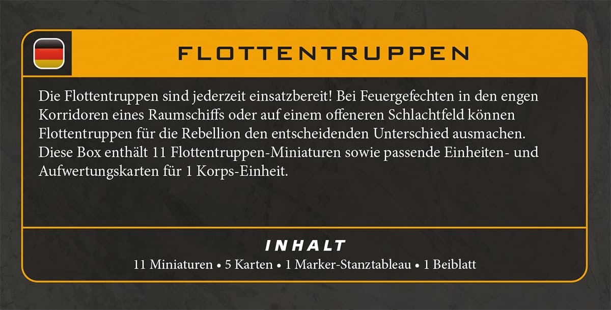 Asmodee Star Wars: Legion - Fleet Troopers Jeu de Figurines à partir de 14 Ans 2 Joueurs Temps de Jeu de 90 Minutes