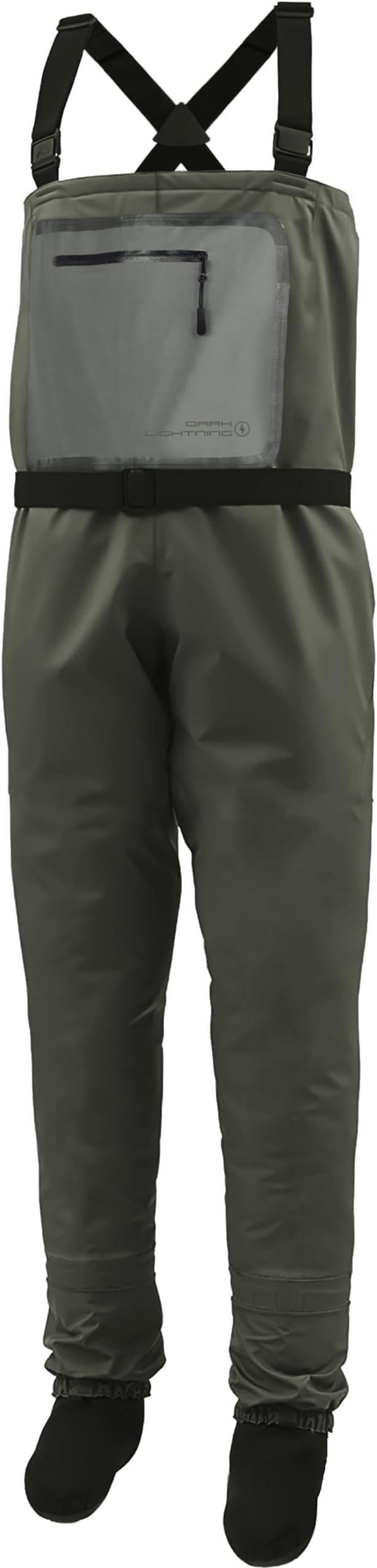 Breathable Insulated Chest Waders, Perfect for 4 Seasons Fly Fishing Stocking Foot Waders for Men and Women