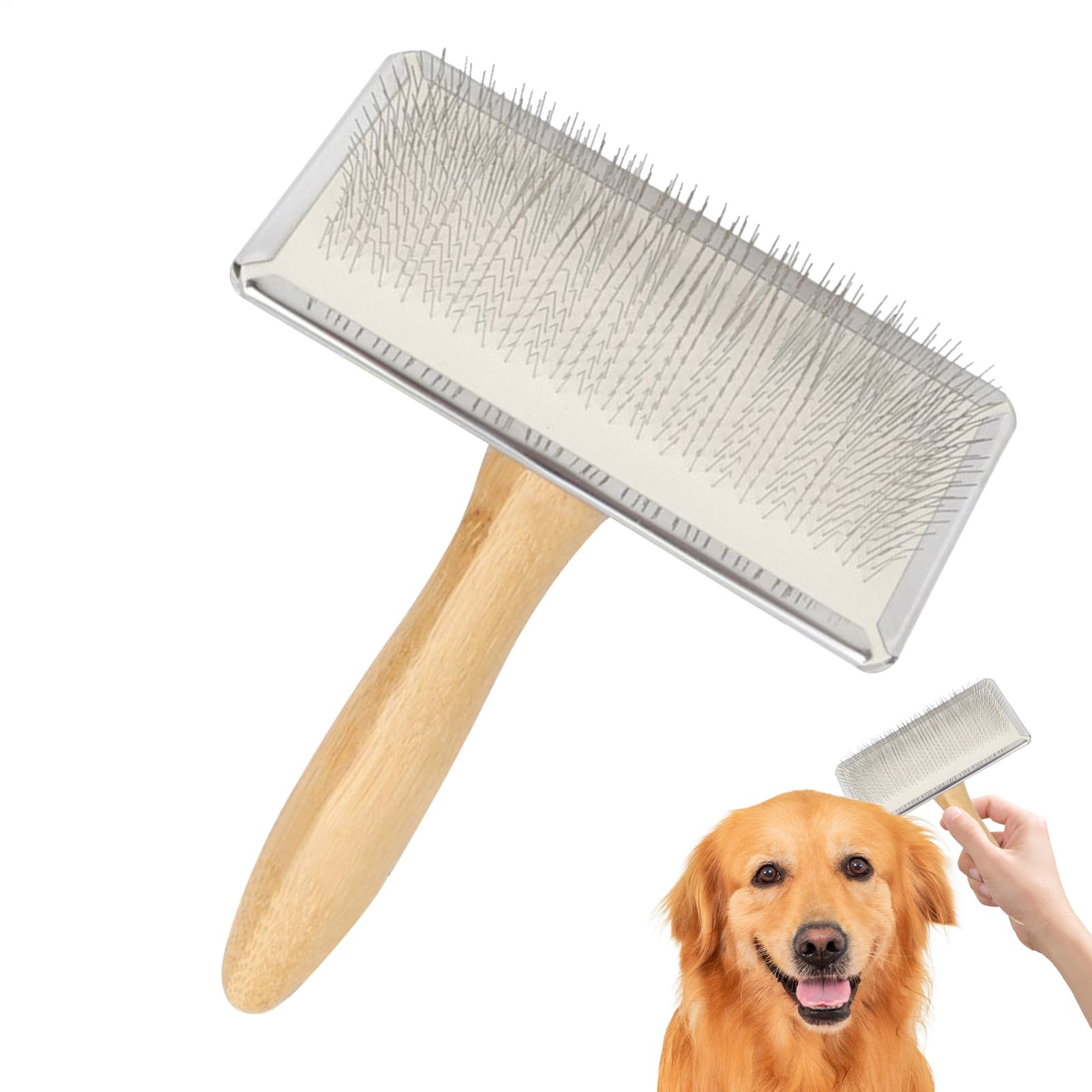 Cepillo Quitapelo Para Perros Eliminador De Pelo, Peine, Desenredante, | Cepillo Deshedder Para Perros Para Todo Pelaje Corto Medio Largo Gatos Cachorros Y Mascotas Sumini