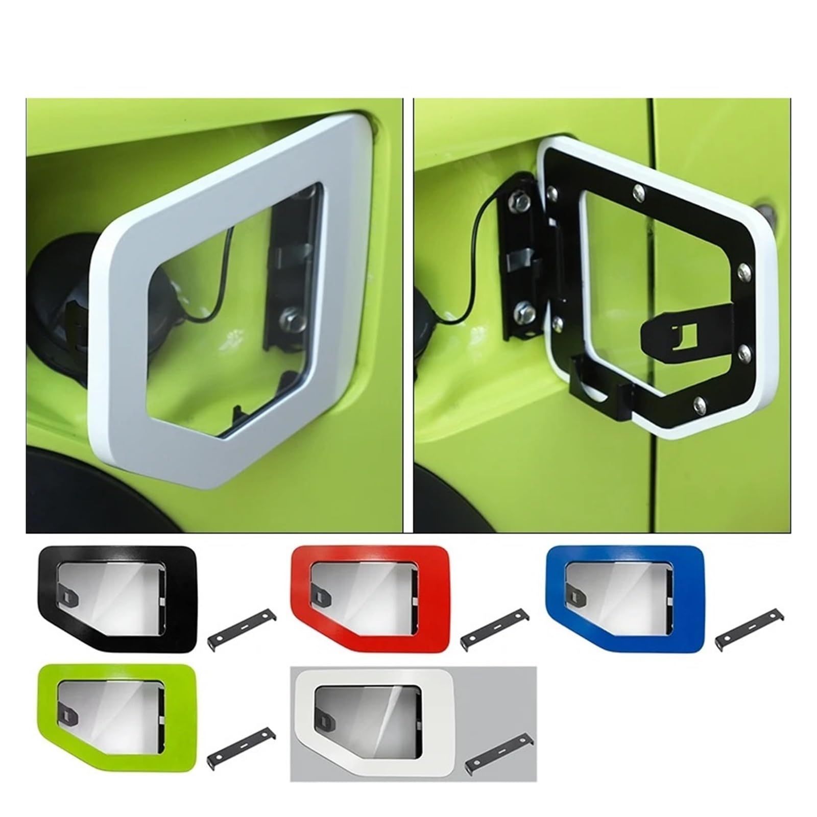 Car Transparent Gas Fuel Filler Tank Cap Decoration Cover