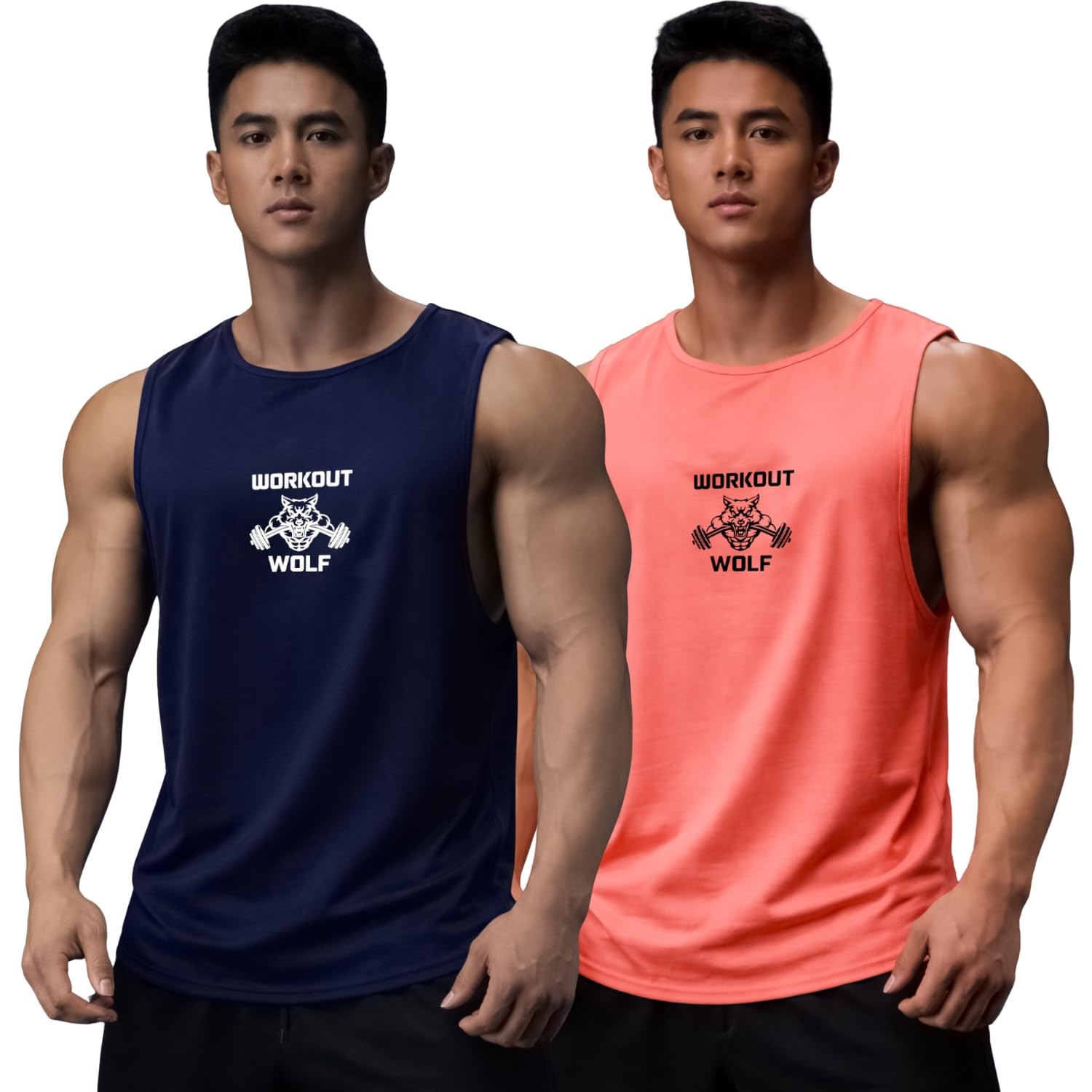 jump cuts || Mens || Printed || Round Neck || Sleeveless || Polyester || Vest (Pack of 2)-picture-39