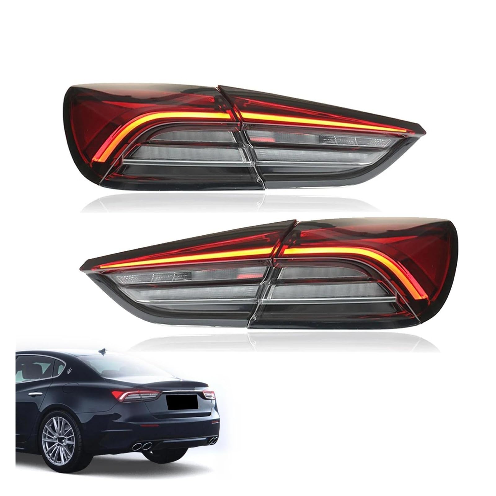 Amazon | テールランプ クアトロポルテ 2013-2021 車の LED テール 