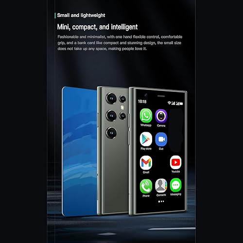 Miniatura 7 de Diyeeni SOYES S23 Pro Mini Smartphone de 3.0 pulgadas 3D de vidrio, 2 GB de RAM 16 GB ROM, cámara trasera de 2 MP, teléfono celular de bolsillo 3G