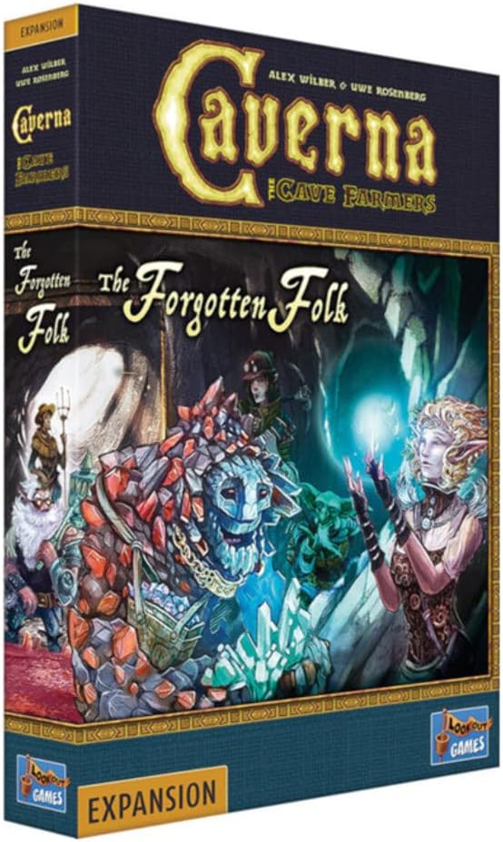 LookoutSpiele LK0103 Caverna: The Forgotten Folk Expansion, Mixed Colours