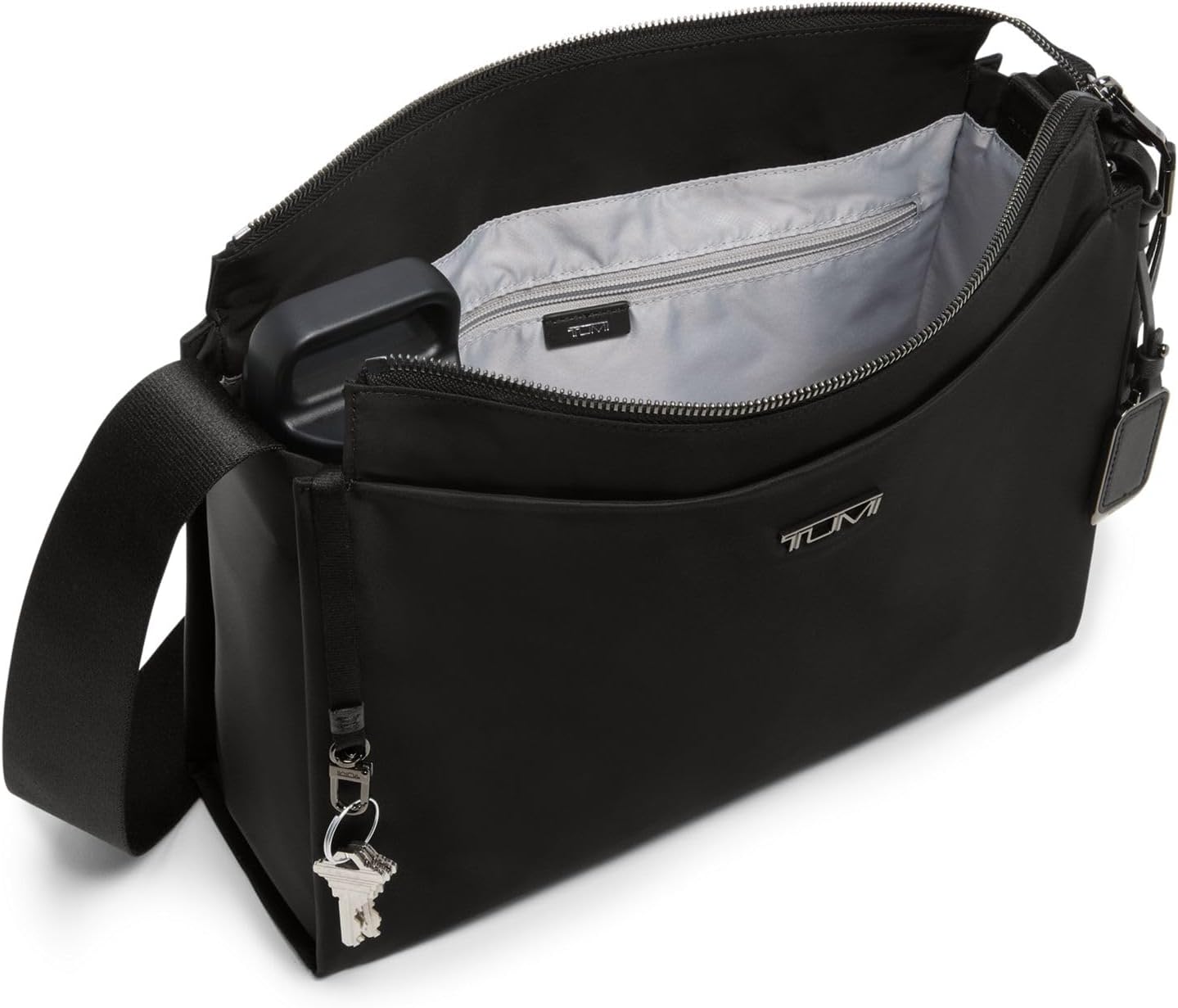 Tumi Womens Nash Crossbody Black/Gunmetal One Size - Image 4