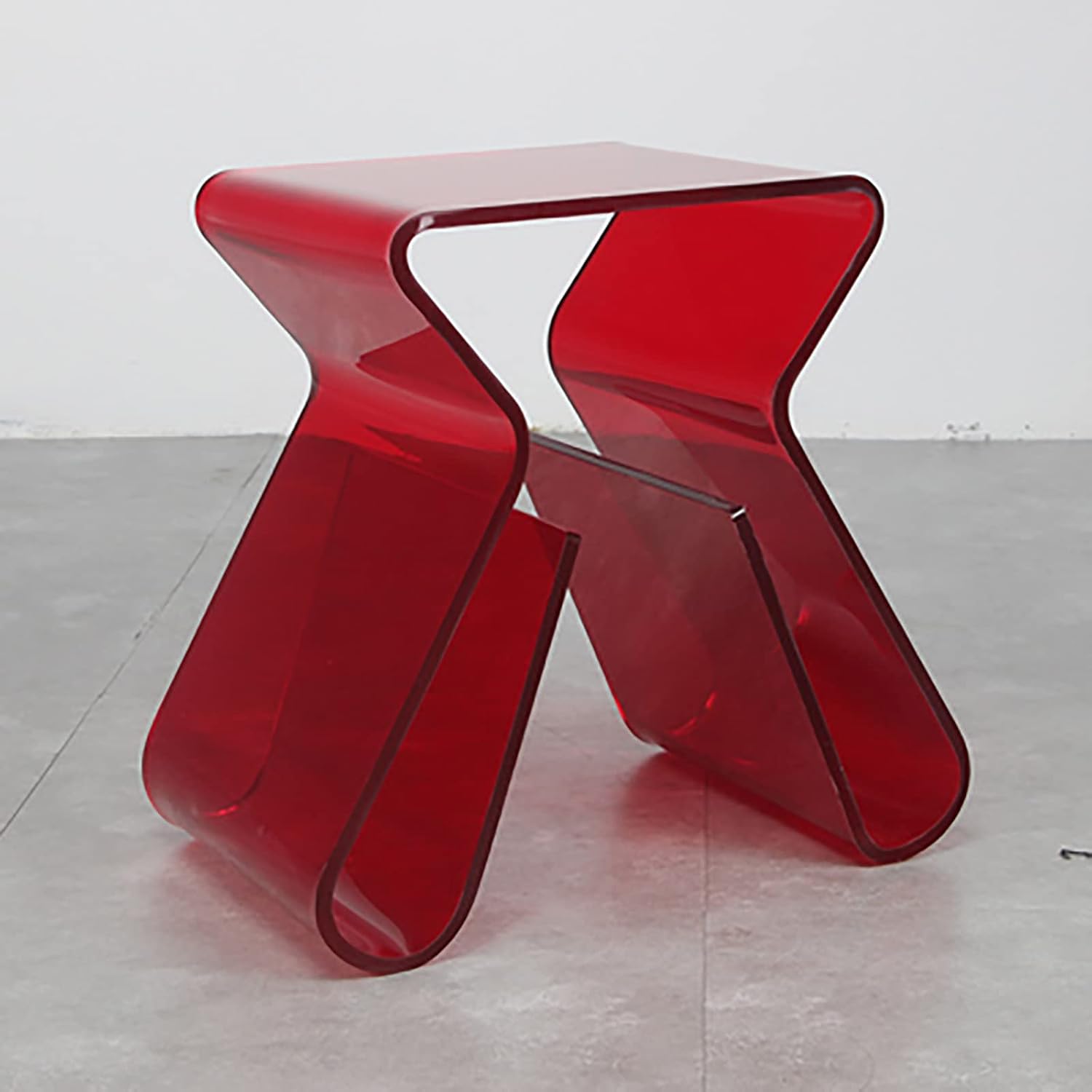 Livingroom Coffee Table Nightstand,Small Acrylic Stool for