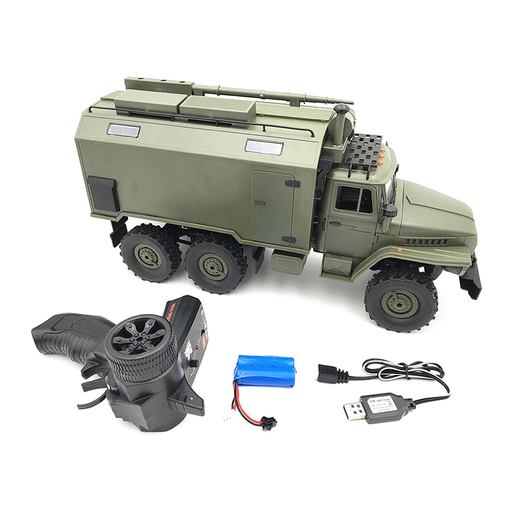 DRINK 1/16 2.4GHz WPL B36 6WD Rock Crawler RC Military Vehicle Toy Military Truck Off-Road Car Outdo