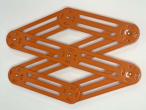 Miniatura 2 de Salvamanteles expandible con 6 ramas, hecho en Francia (naranja)