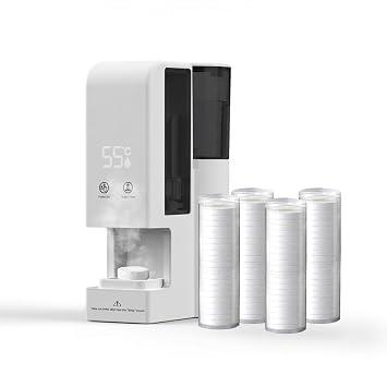 Hot Face Towel Heater Machine,5-Second Fast Automatic Disposable Towel Warmer, 55C Constant Temperature for Home Facial Treatments,Spa,Cleaning Includes 80 Compressed Towels