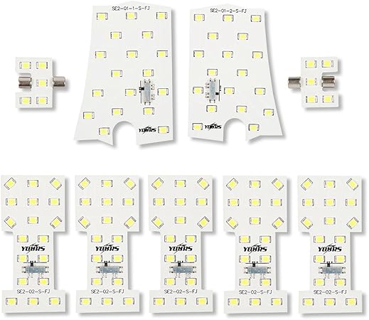 Amazon Yours ユアーズ エルグランド E52 専用 Ledルームランプセット 専用t5 Ledバニティランプセット 減光調整付き 車 バイク 車 バイク