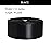 YASEO 1 1/2 Inch Black Solid Satin Ribbon, 50 Yards Craft Fabric Ribbon for Gift Wrapping Floral Bouquets Wedding Party Decoration