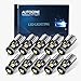 AUTOGINE 10pcs Super Bright Error Free 194 168 175 2825 W5W T10 912 LED Bulbs Xenon White 3030 Chipset for Car Interior Dome Map Door Courtesy Trunk License Plate Lights