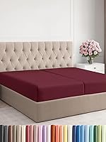 Vista 713 de King Fitted Bed Sheet - Bottom Single Fitted Sheet Only - Ultra-Soft Hotel Luxury Bedding w/ 8-16 Inch Deep Pockets - Breathable, Cooling & Wrinkle