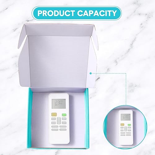 Miniatura 18 de 100 cajas de envío pequeñas de 6 x 6 x 2 pulgadas, cajas de correo de cartón corrugado para regalos de Navidad, cajas de correo de cartón corrugado