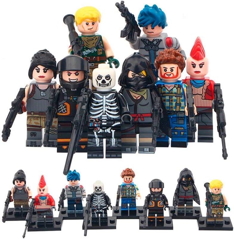 New Battle Royal Toy Figures Set- Heroes from Fort Battle Royal- Gift for Boys and Girls (New 8 Heroes)
