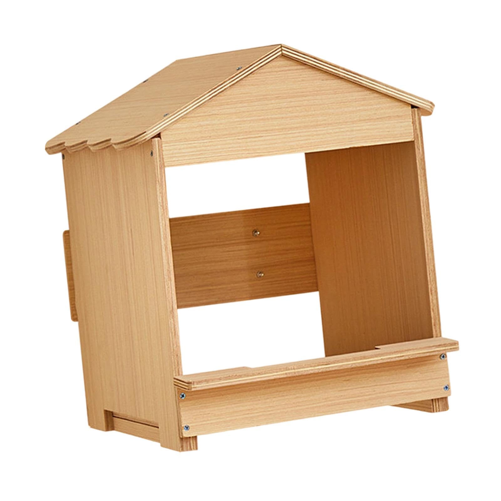 Nido per Galline, con Scomparti Individuali, in Legno Massello, Raccogli-Uova, di Facile Manutenzione, Pratico per Allevare Galline in Casa.