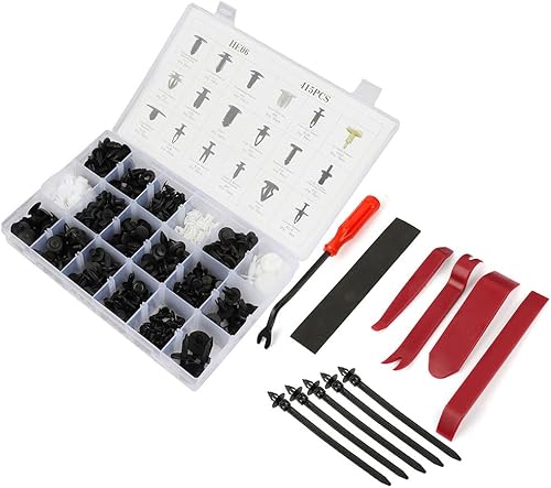 Miniatura 6 de SCITOO Kit de repuesto para tornillos de expansión de 18 tamaños para automóvil, clips de remache para parachoques