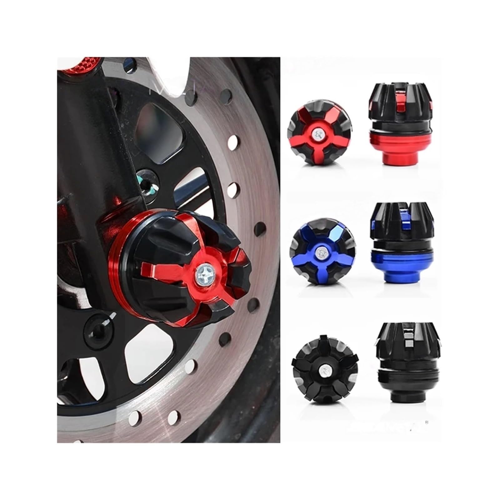 Moto Tamponi Paratelaio 2/4 Pezzi Protezione Universale Sospensione Anteriore Anticaduta Telaio Per Moto Scooter