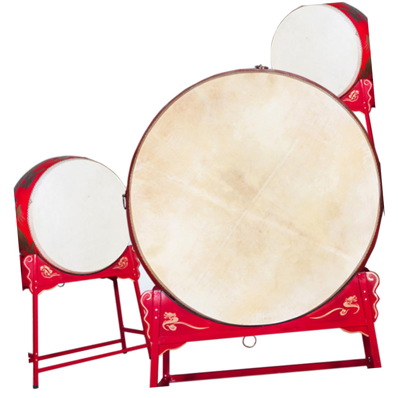 SUPVOX Piel De Tambor Soporte para Djembé Tambor De Cuero Cubiertas De Tambor De Piel De Oveja Cueros De Tambor Accesorios De Reemplazo De Tambor Piel De Carnero Afinación