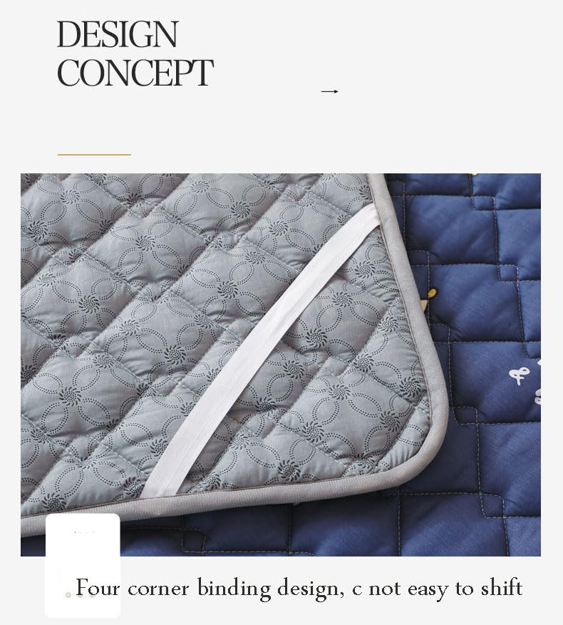 Miniatura 3 de LPSPALA Alfombra de juego para bebé para el suelo, alfombra de juego lavable para bebé, alfombra de juego de tela suave, alfombra de juego de