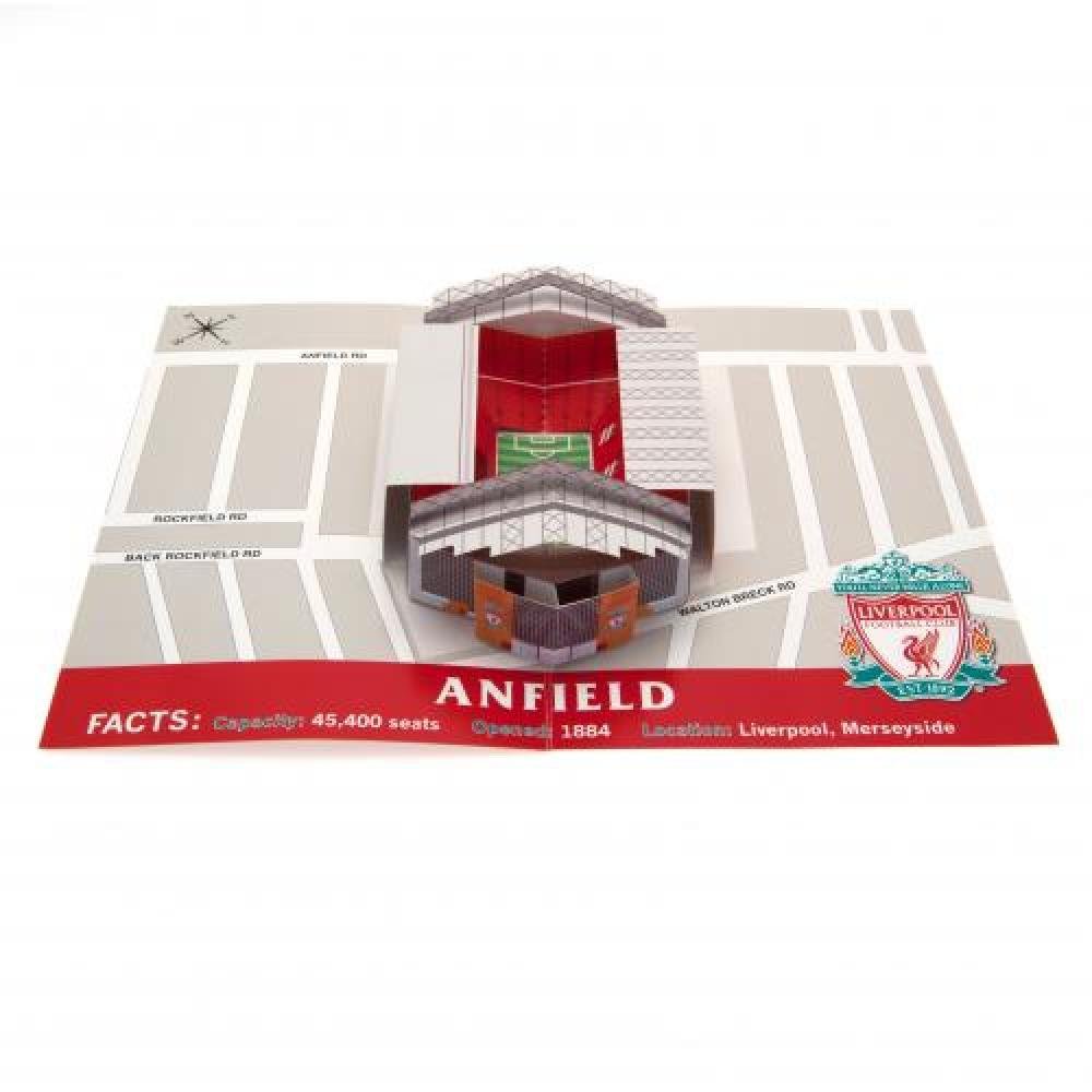 Liverpool FC Official Football Gift Pop-Up Birthday Card - A Great Birthday Gift Idea For Men And Boys
