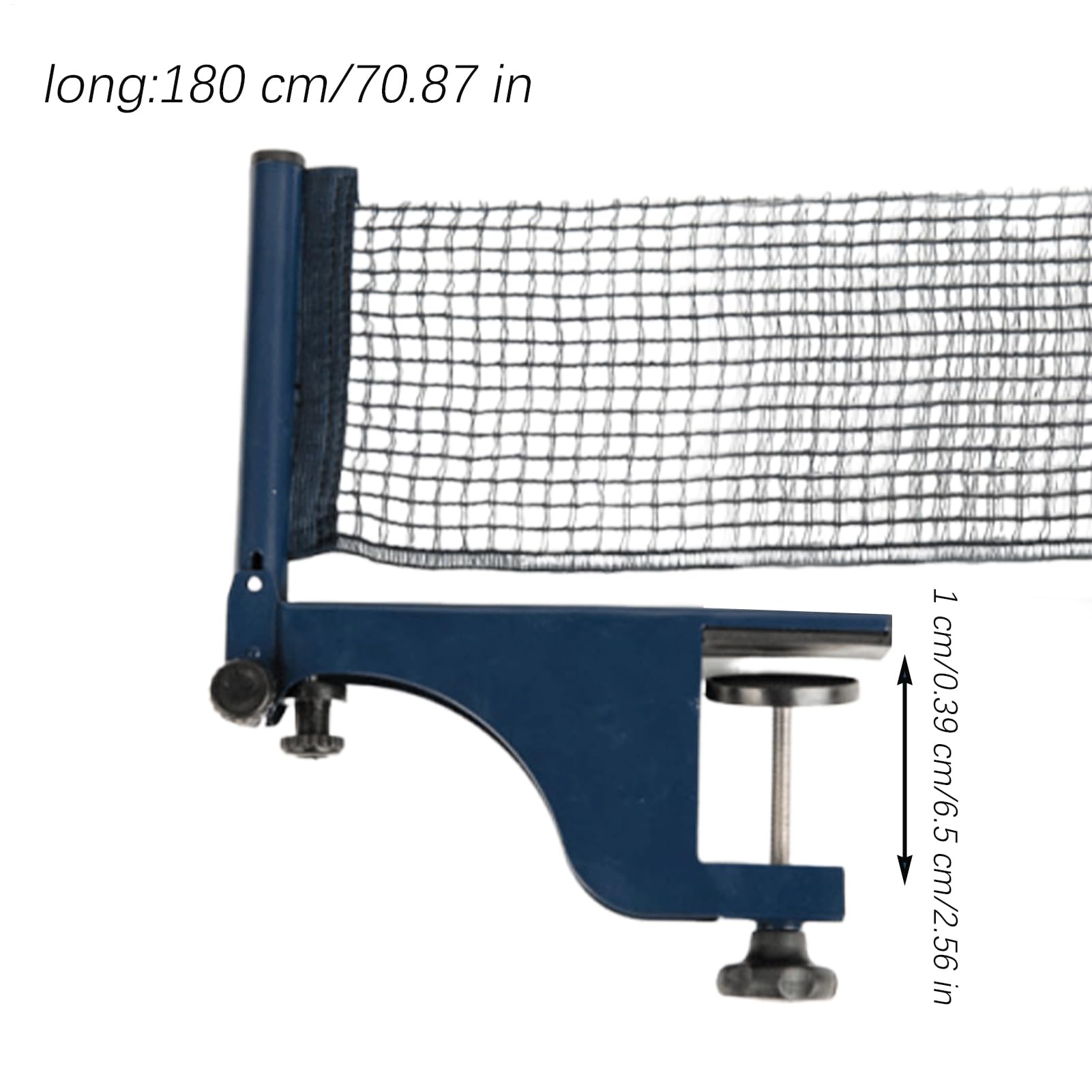 Rete da pong con morsetti, set di rete da competizione, regolabile, portatile, professionale, resistente, sportivi per giochi in cortile, cantina, ricreazione, scuola, palestra