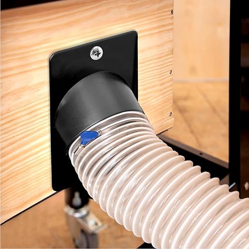 Miniatura 6 de POWERTEC 70153V Puerto de polvo en ángulo, 4 pulgadas, 1 paquete (paquete de 2)