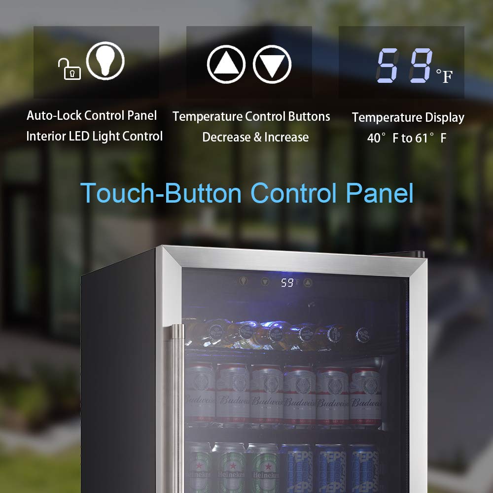 Kismile 4.5 Cu.ft Beverage Refrigerator And Cooler Manual at James ...